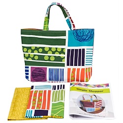 Simple Shopper Bag Pattern & Fabric Kit